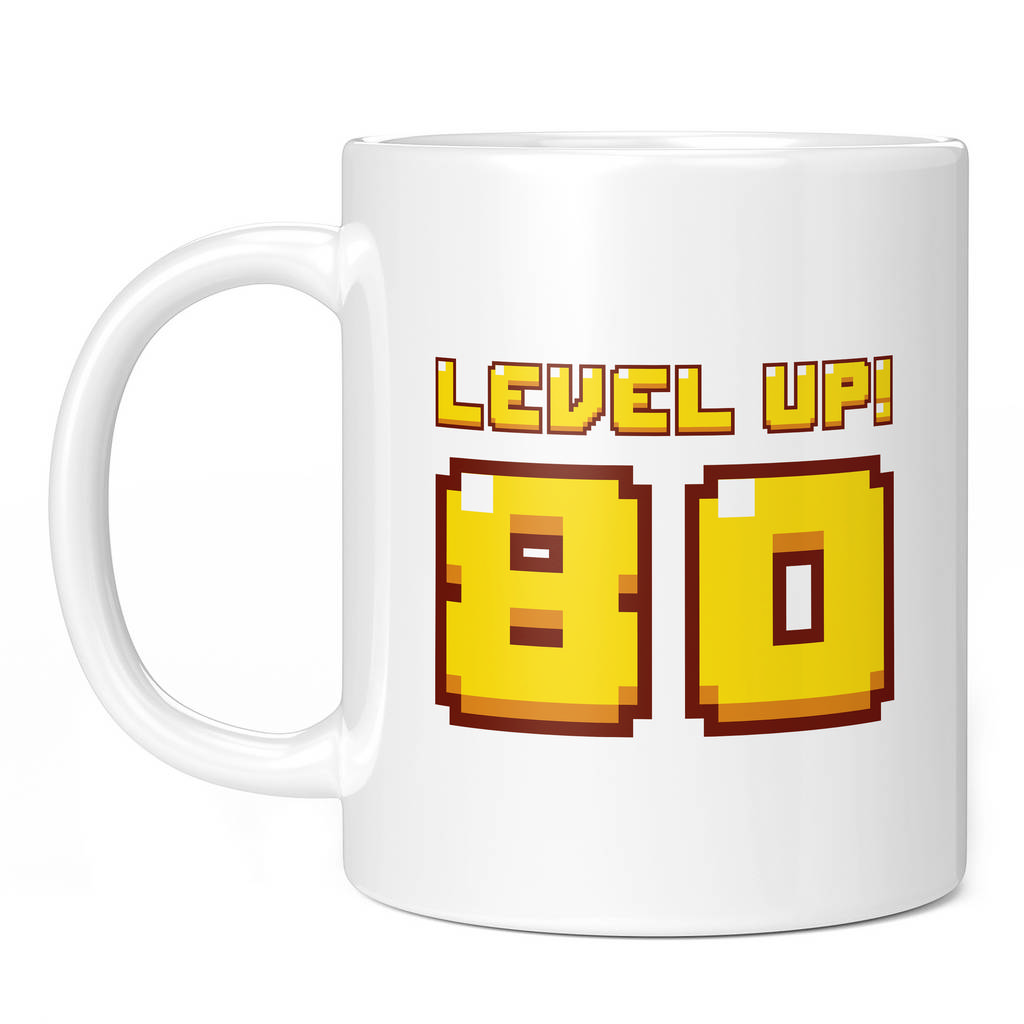LEVEL UP 80 11oz NOVELTY MUG Mugs