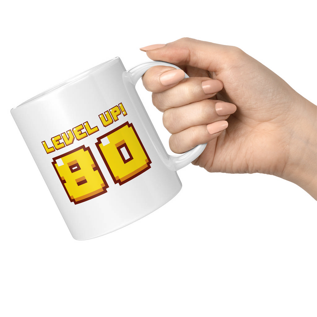 LEVEL UP 80 11oz NOVELTY MUG Mugs