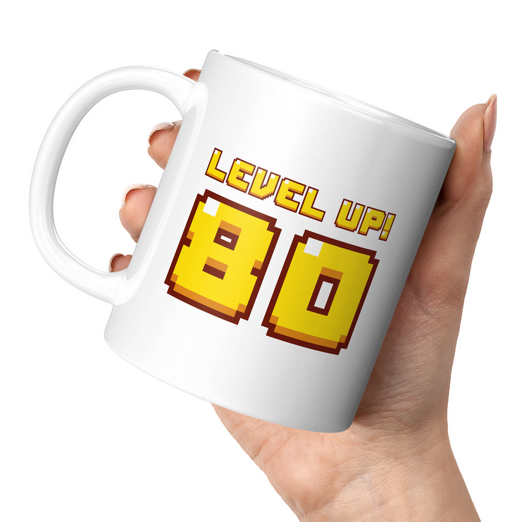 LEVEL UP 80 11oz NOVELTY MUG Mugs