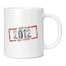 MADE IN 2012 11OZ NOVELTY MUG