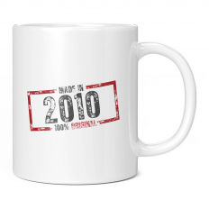 MADE IN 2010 11OZ NOVELTY MUG