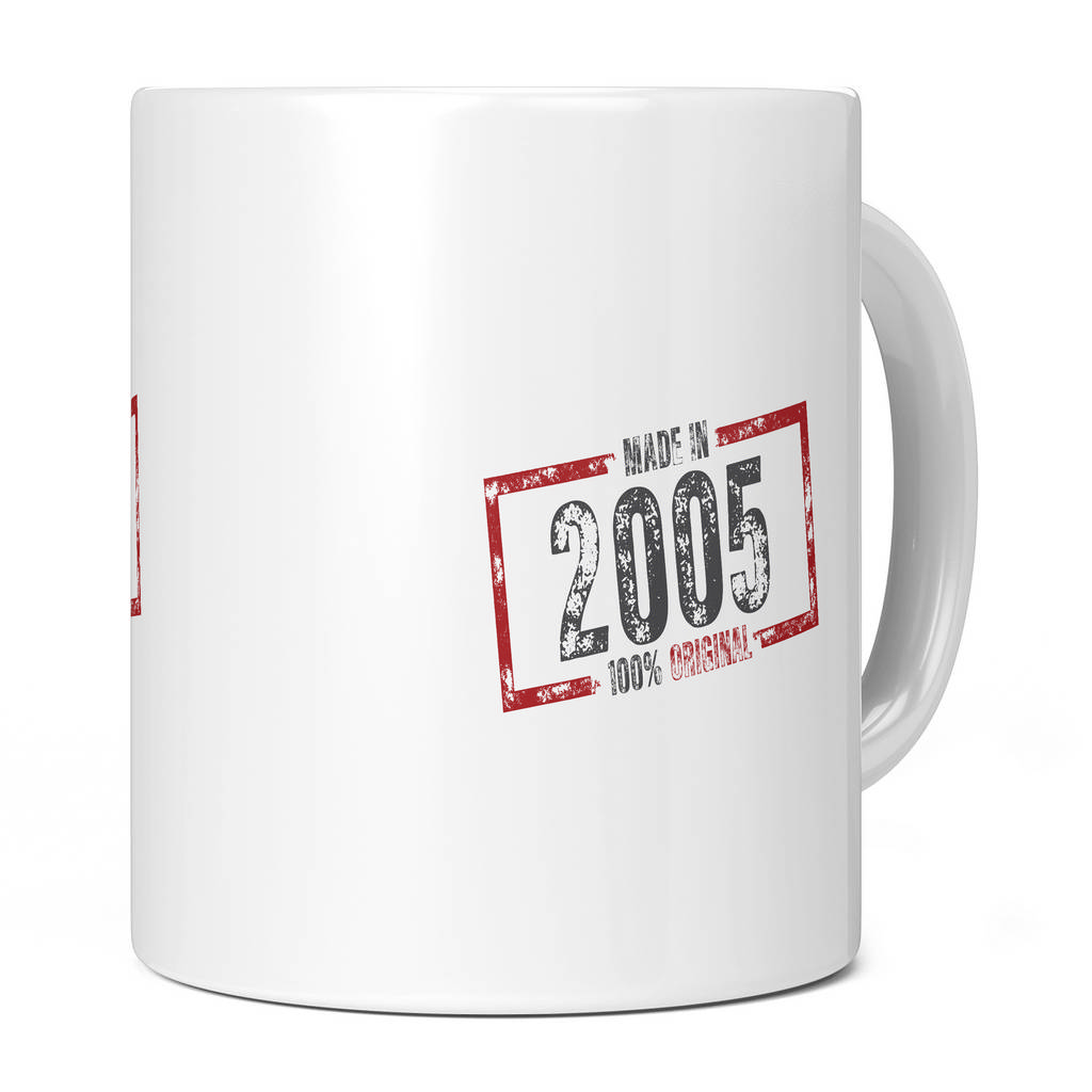 MADE IN 2005 11oz NOVELTY MUG Mugs