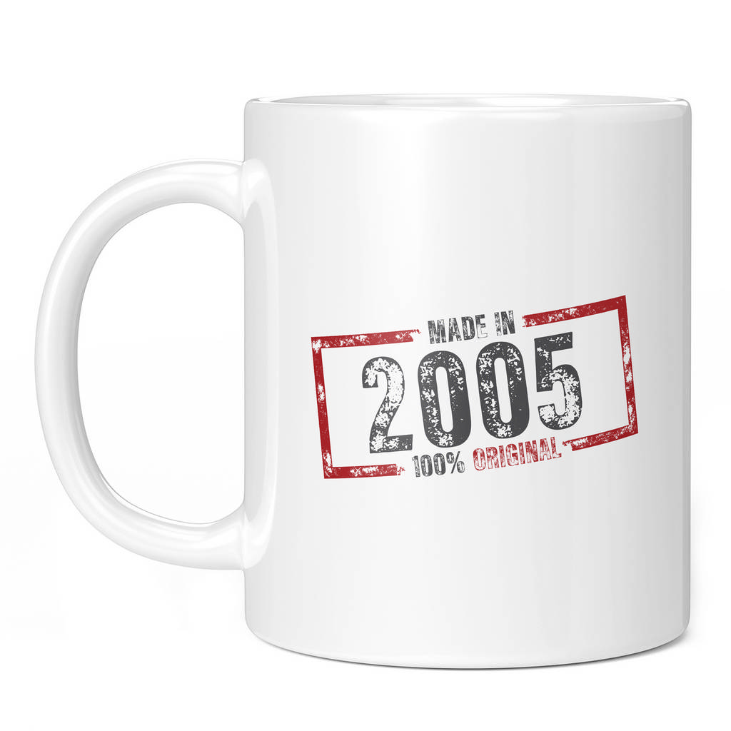 MADE IN 2005 11oz NOVELTY MUG Mugs