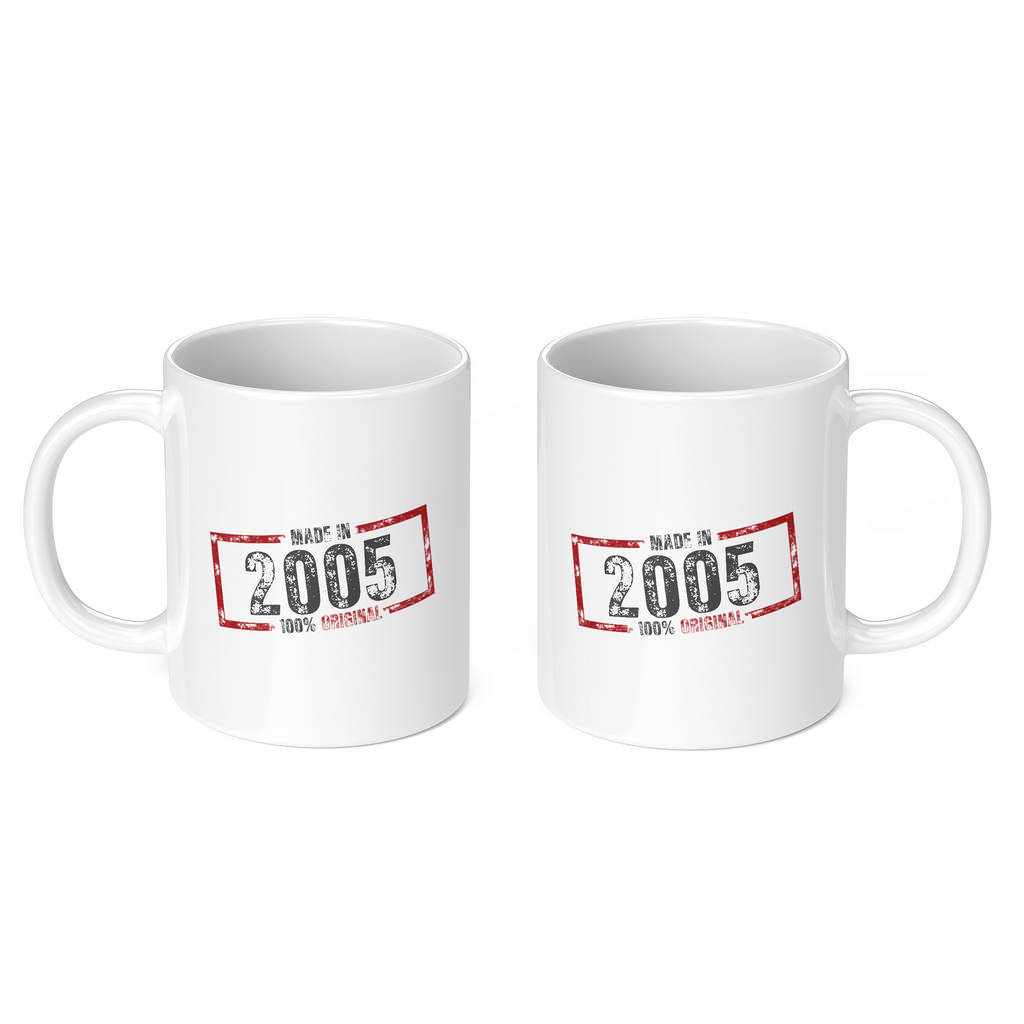 MADE IN 2005 11oz NOVELTY MUG Mugs