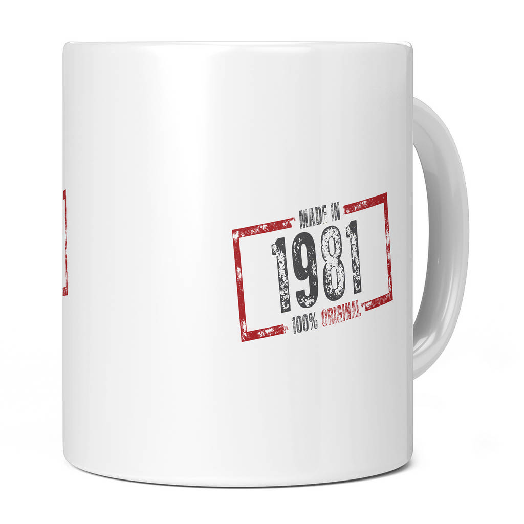 MADE IN 1981 11oz NOVELTY MUG Mugs