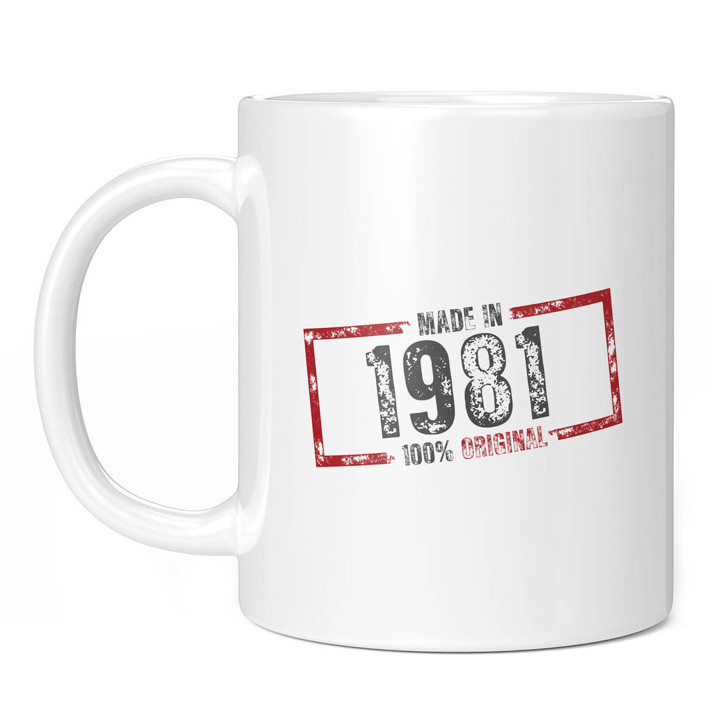MADE IN 1981 11oz NOVELTY MUG Mugs
