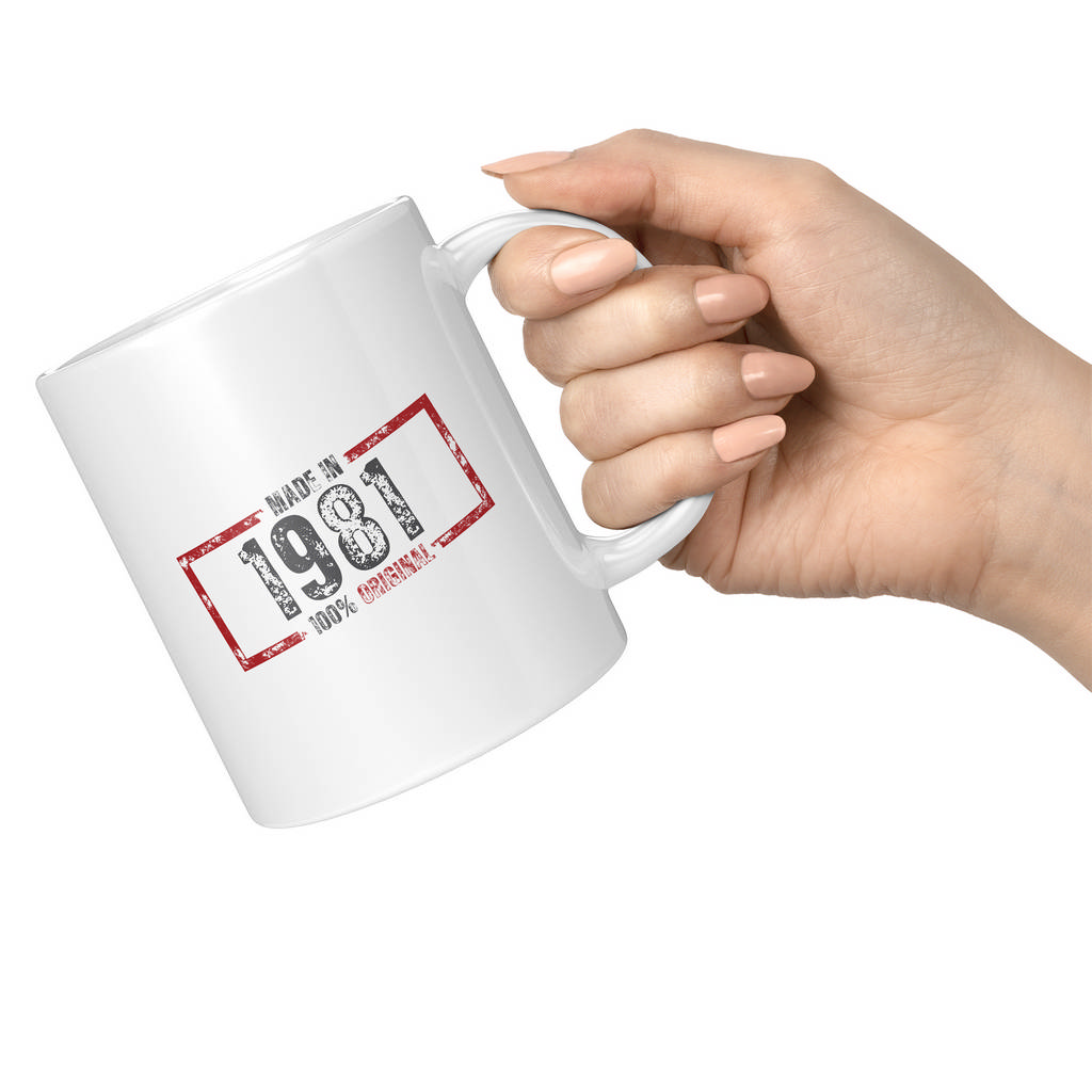 MADE IN 1981 11oz NOVELTY MUG Mugs