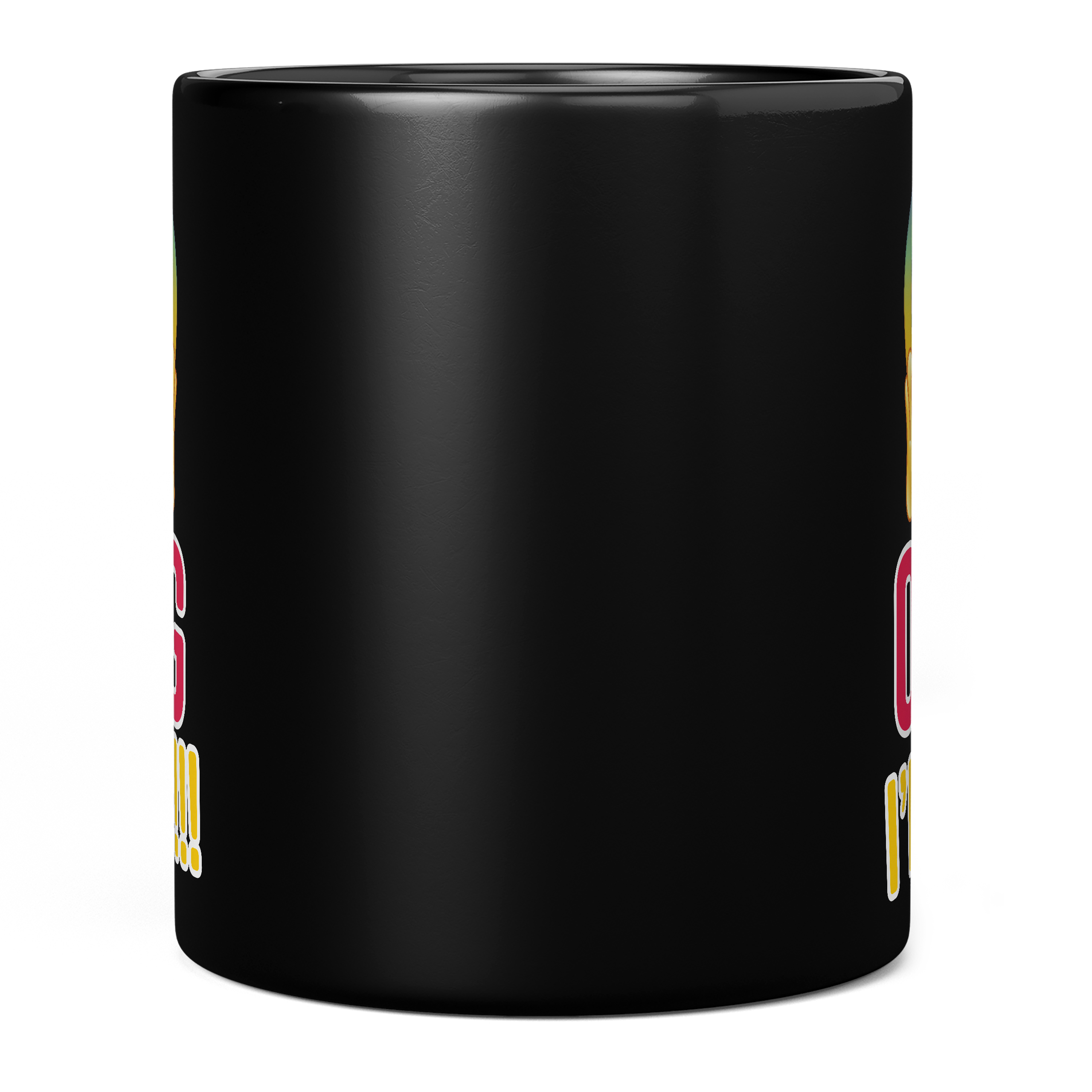 OMG I'M 40 EMOTICON 11oz NOVELTY MUG Mugs