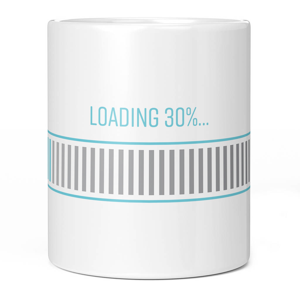 30TH BIRTHDAY LOADING 30% 11oz NOVELTY MUG Mugs