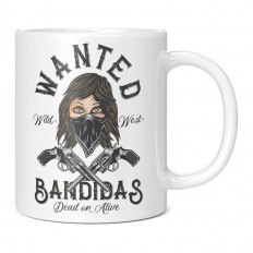 WANTED WILD WEST BANDIDAS 11OZ NOVELTY MUG