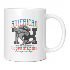 AMERICAN AMATEUR BODYBUILDING CHAMPIONSHIP 11OZ NOVELTY MUG