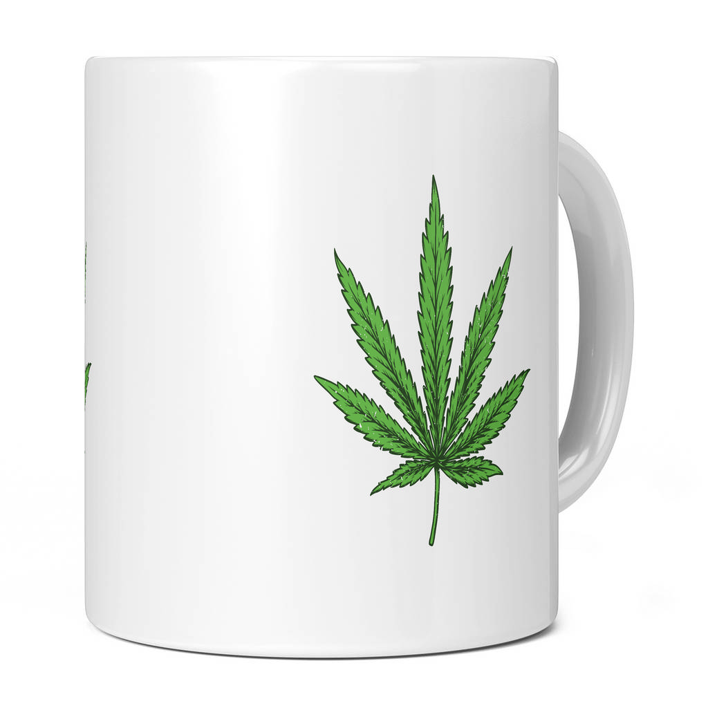 CANNABIS LEAF 11oz NOVELTY MUG Mugs