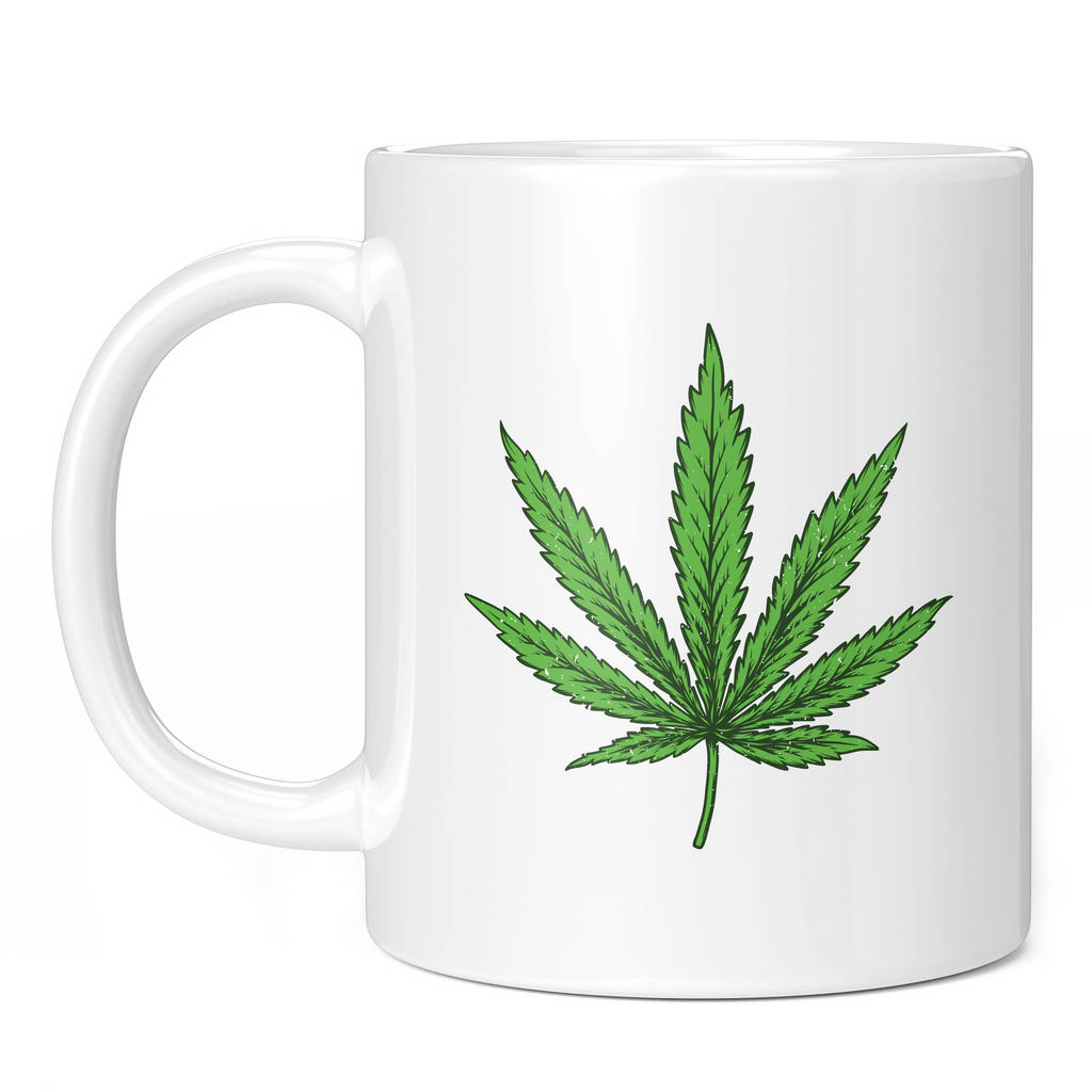 CANNABIS LEAF 11oz NOVELTY MUG Mugs