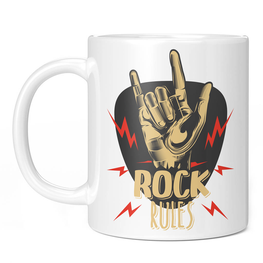 ROCK RULES 11oz NOVELTY MUG Mugs