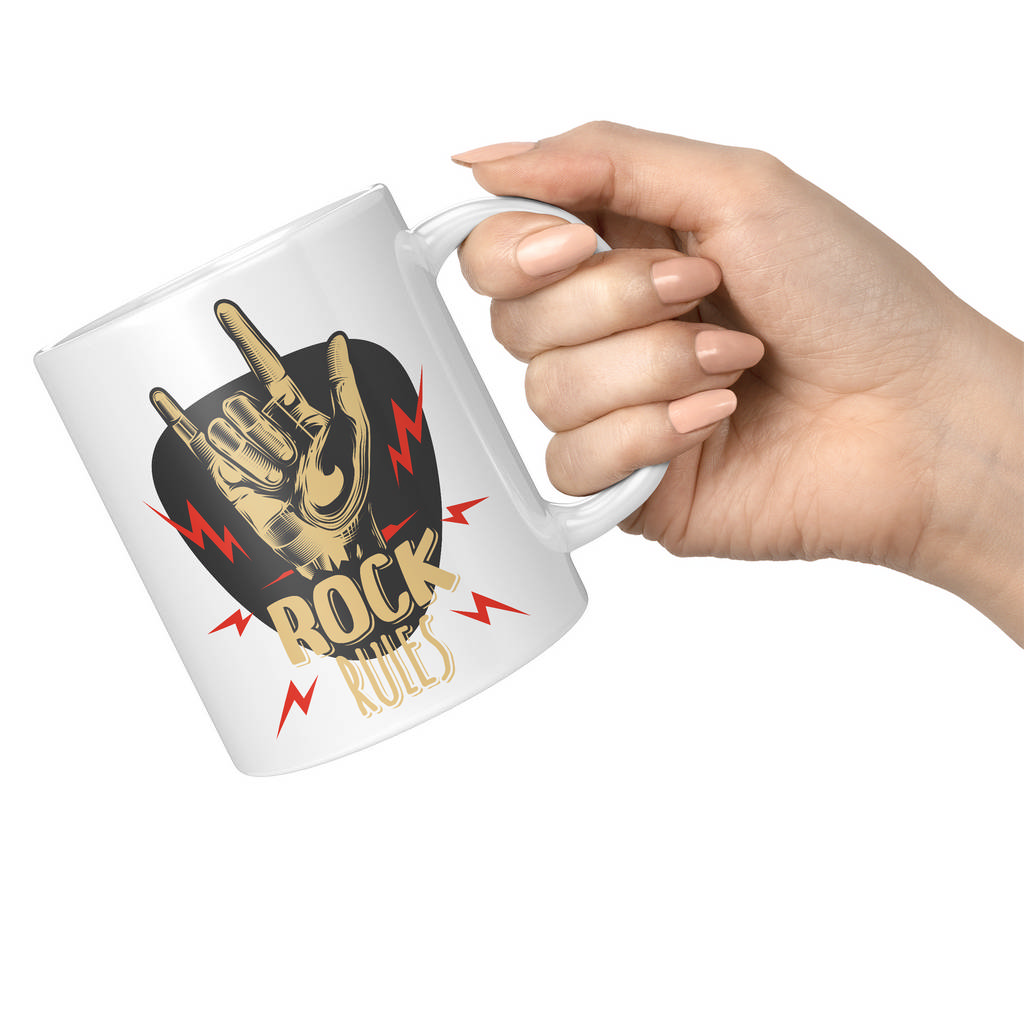 ROCK RULES 11oz NOVELTY MUG Mugs