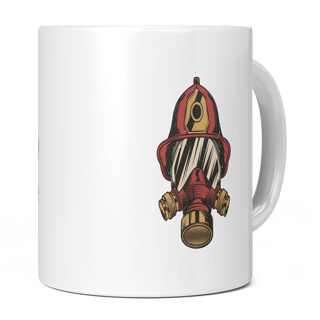 FIREFIGHTER GAS MASK 11oz NOVELTY MUG Mugs