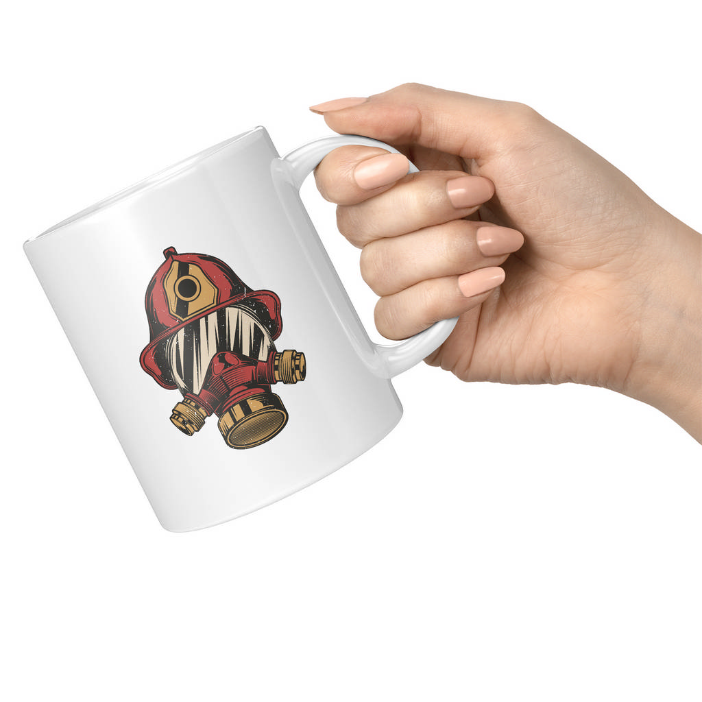 FIREFIGHTER GAS MASK 11oz NOVELTY MUG Mugs