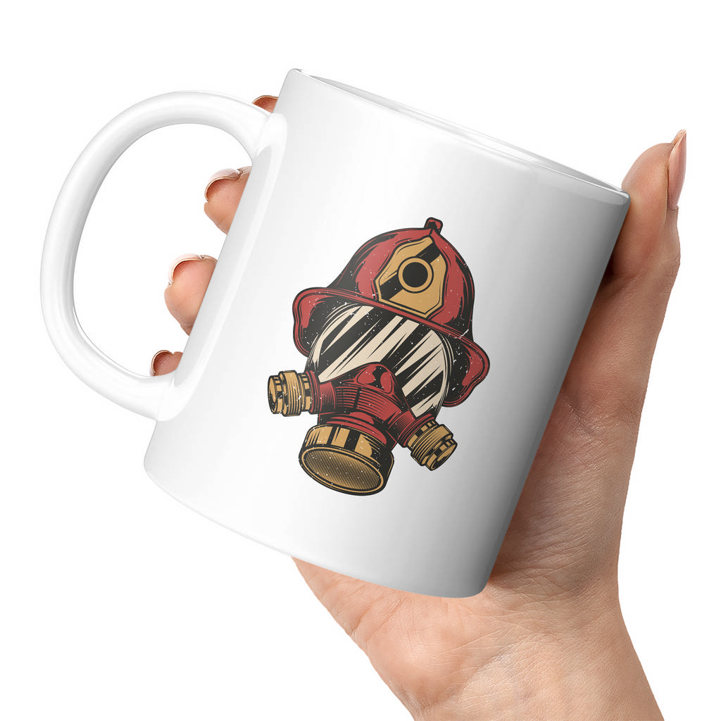 FIREFIGHTER GAS MASK 11oz NOVELTY MUG Mugs