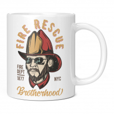 FIRE RESCUE BROTHERHOOD 11OZ NOVELTY MUG