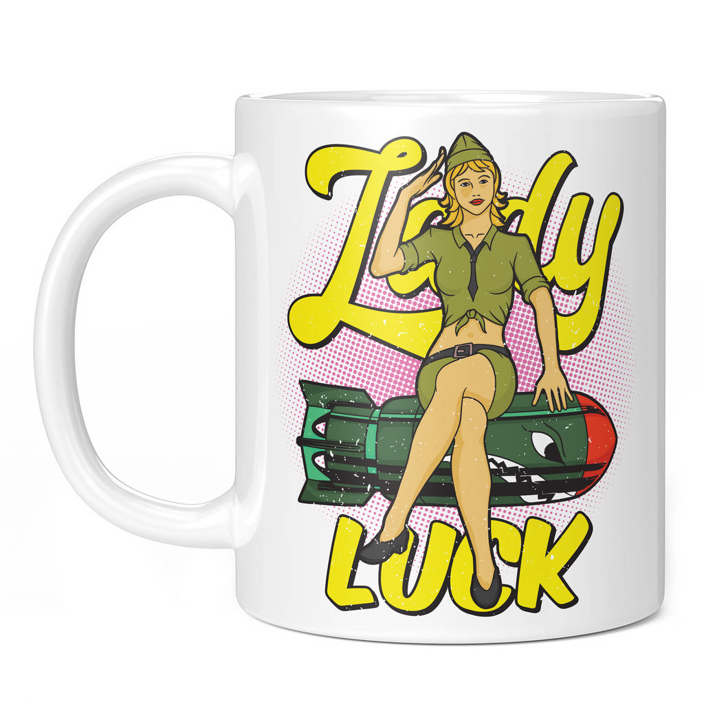 LADY LUCK BOMB 11oz NOVELTY MUG Mugs