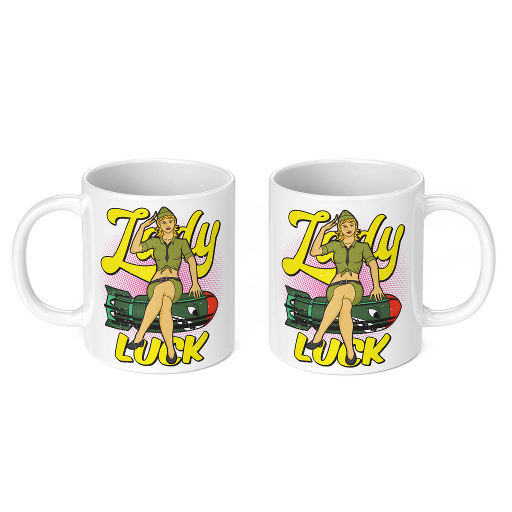LADY LUCK BOMB 11oz NOVELTY MUG Mugs