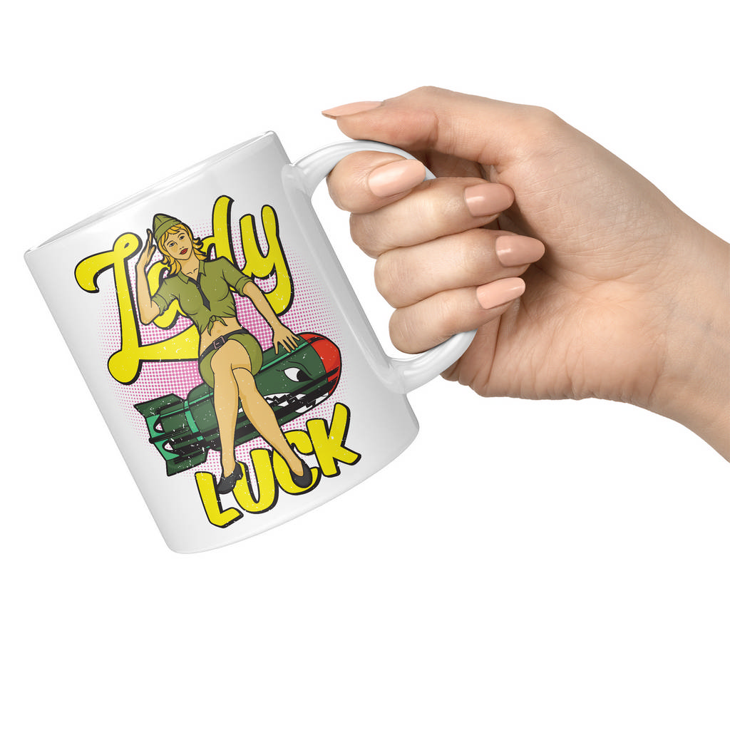 LADY LUCK BOMB 11oz NOVELTY MUG Mugs