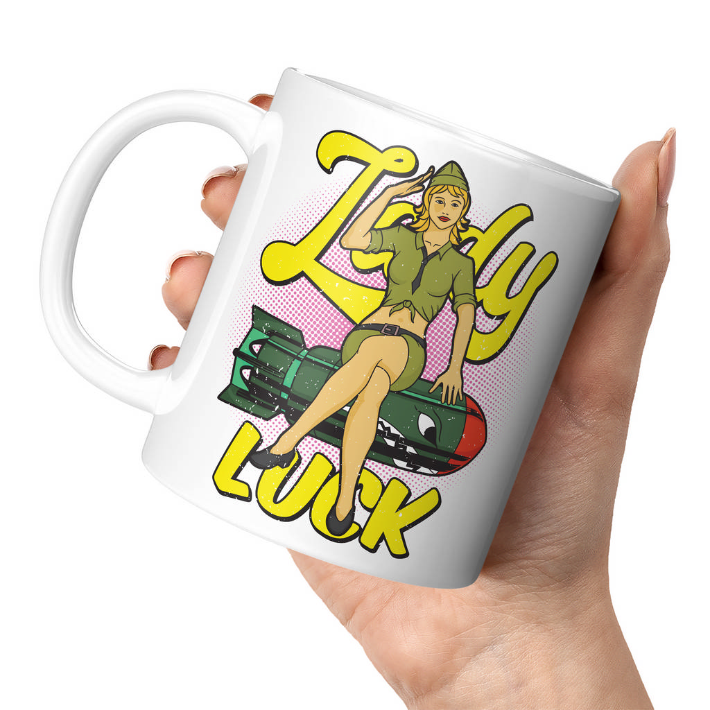 LADY LUCK BOMB 11oz NOVELTY MUG Mugs