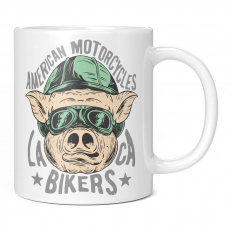 AMERICAN MOTORCYCLES BIKER 11OZ NOVELTY MUG