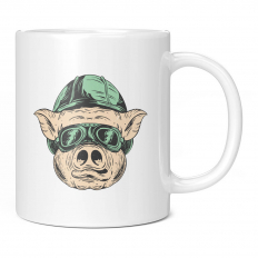 BIKER PIG 11OZ NOVELTY MUG