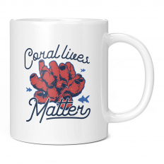 CORAL LIVES MATTER 11OZ NOVELTY MUG