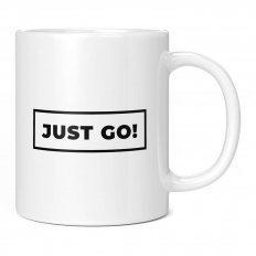 JUST GO TRAVEL 11OZ NOVELTY MUG