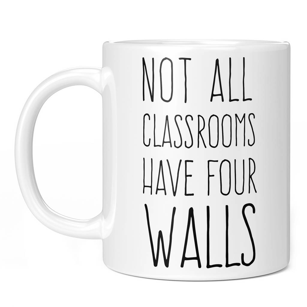 NOT ALL CLASSROOMS HAVE FOUR WALLS 11oz NOVELTY MUG Mugs