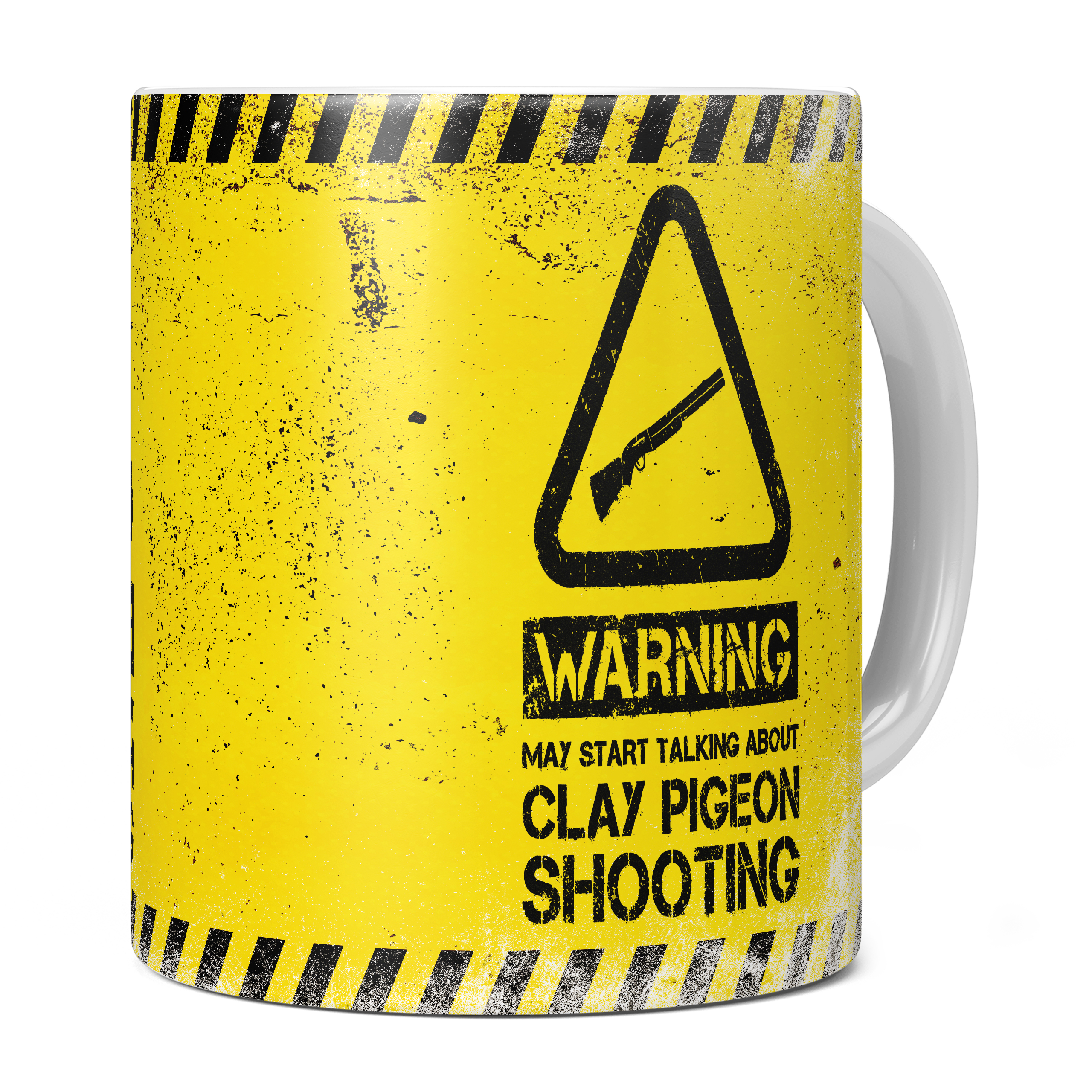 WARNING MAY START TALKING ABOUT CLAY PIGEON SHOOTING 11oz NOVELTY MUG Mugs