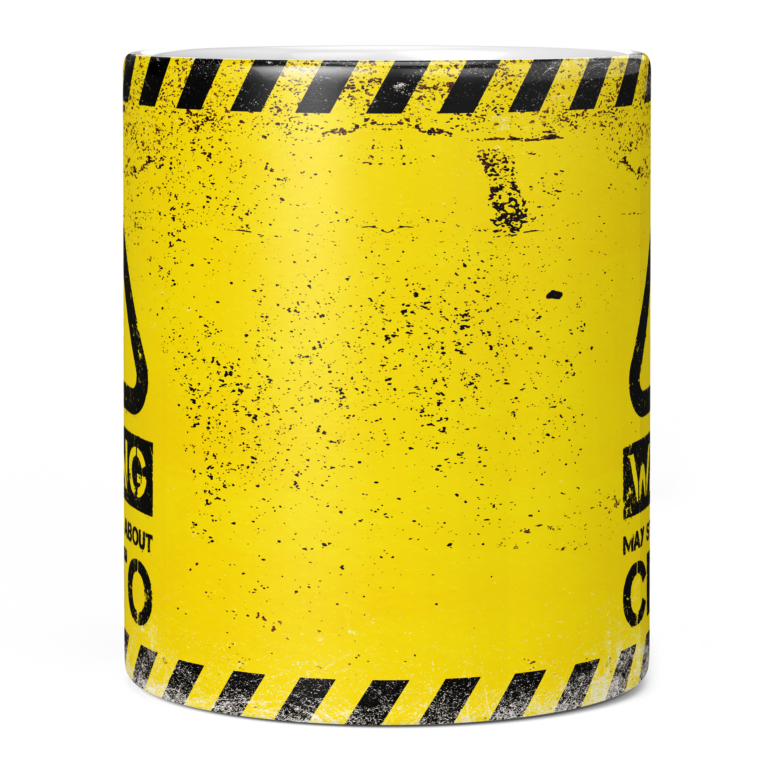 WARNING MAY START TALKING ABOUT CRYPTO 11oz NOVELTY MUG Mugs