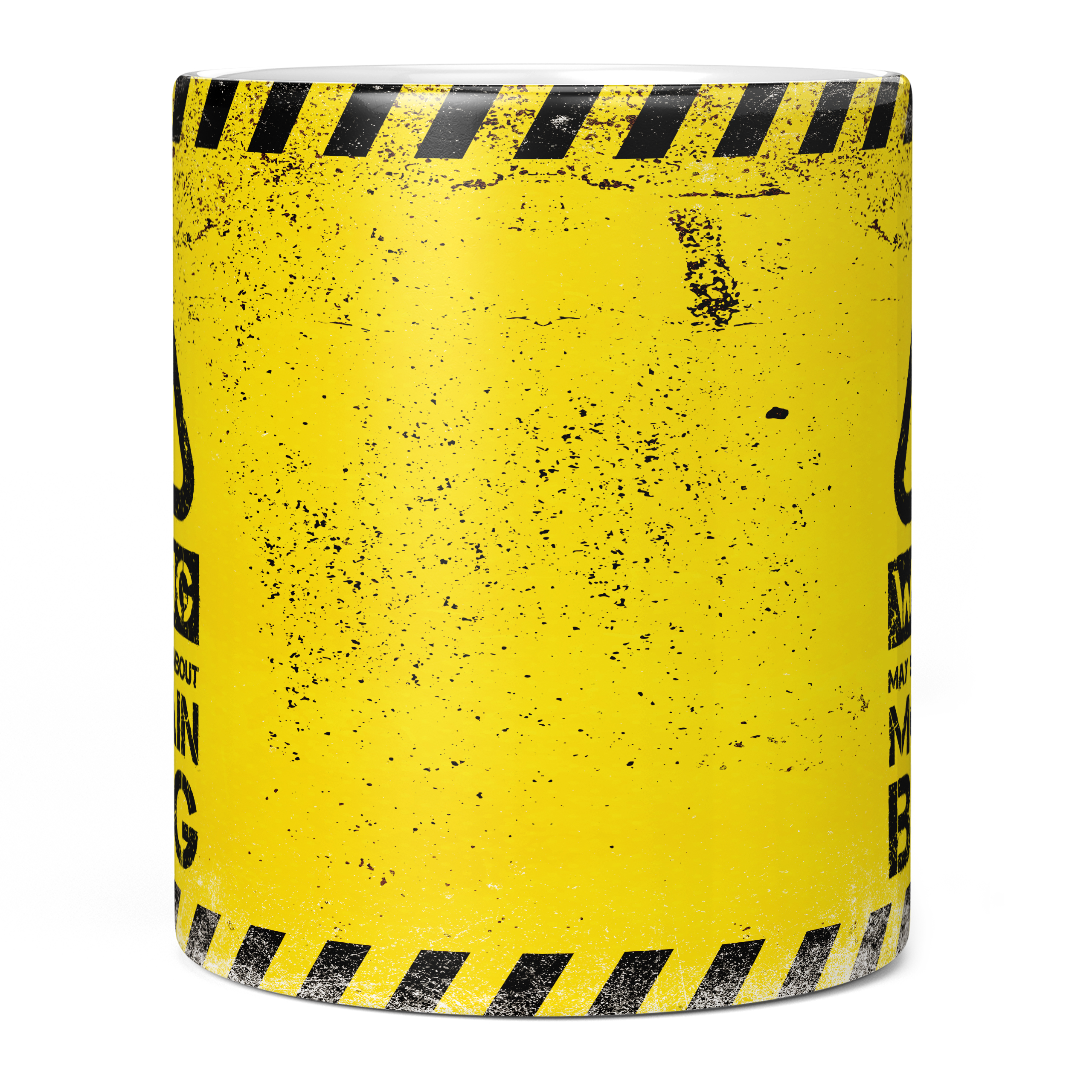 WARNING MAY START TALKING ABOUT MOUNTAIN BIKING 11oz NOVELTY MUG Mugs