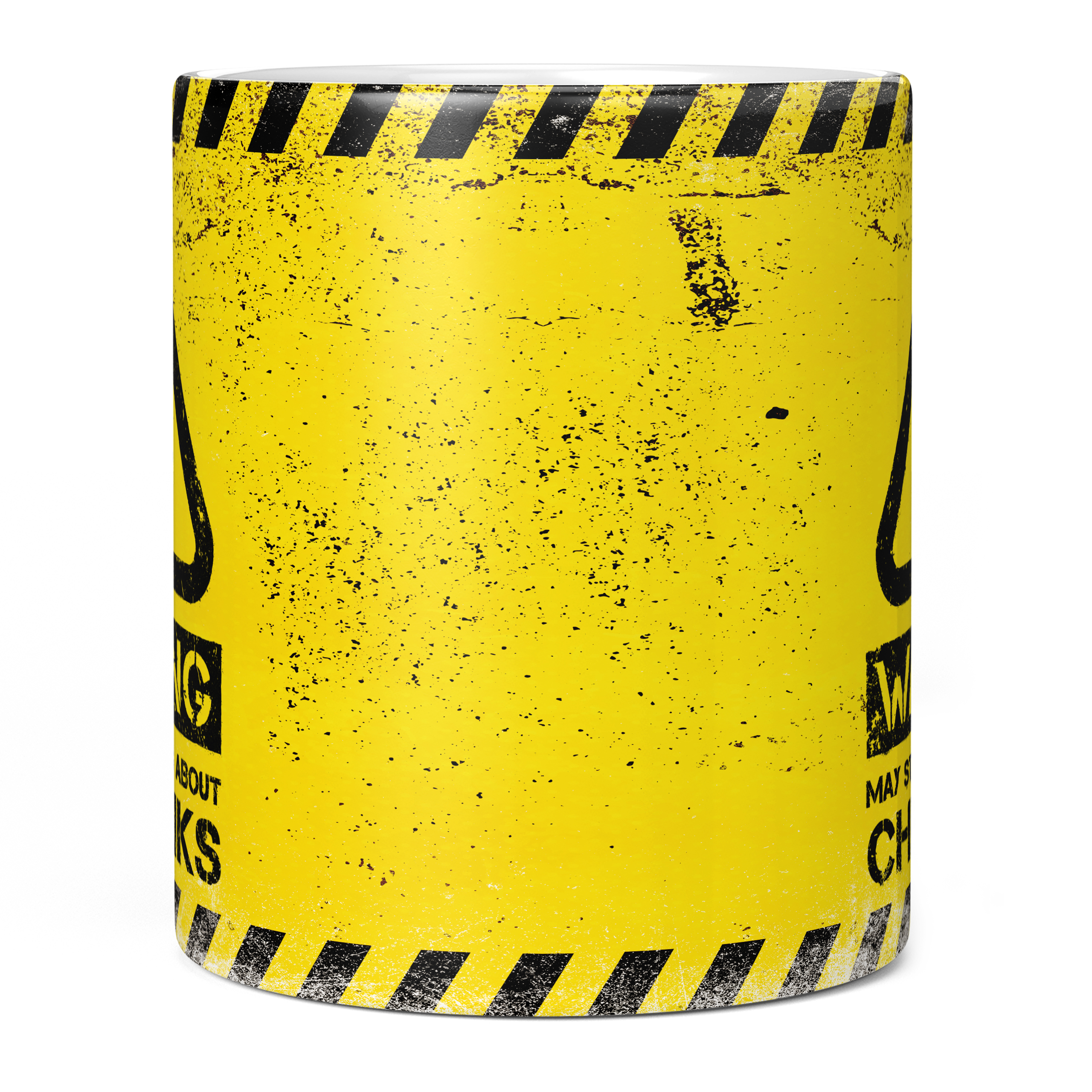 WARNING MAY START TALKING ABOUT CHIPMUNKS 11oz NOVELTY MUG Mugs