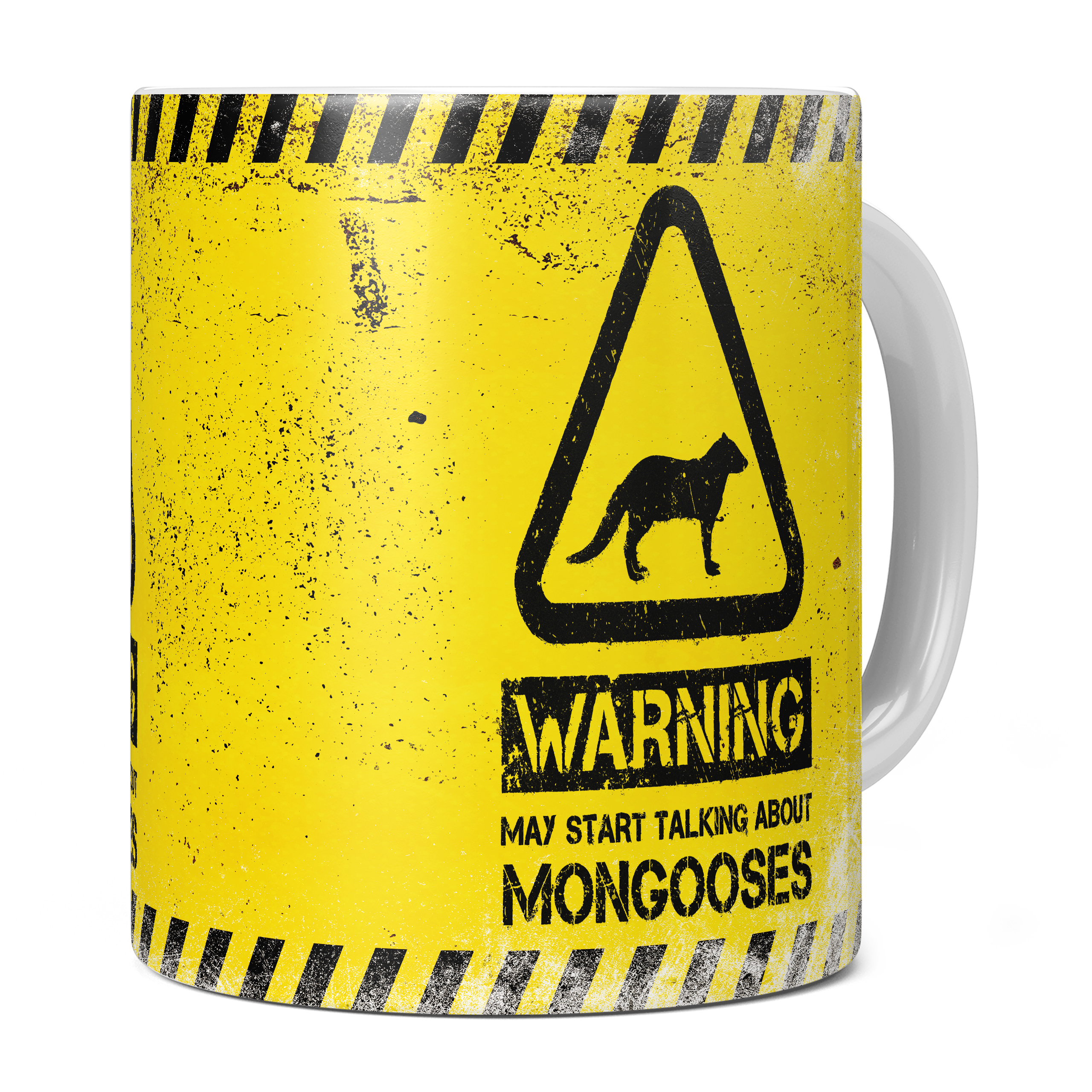 WARNING MAY START TALKING ABOUT MONGOOSES 11oz NOVELTY MUG Mugs