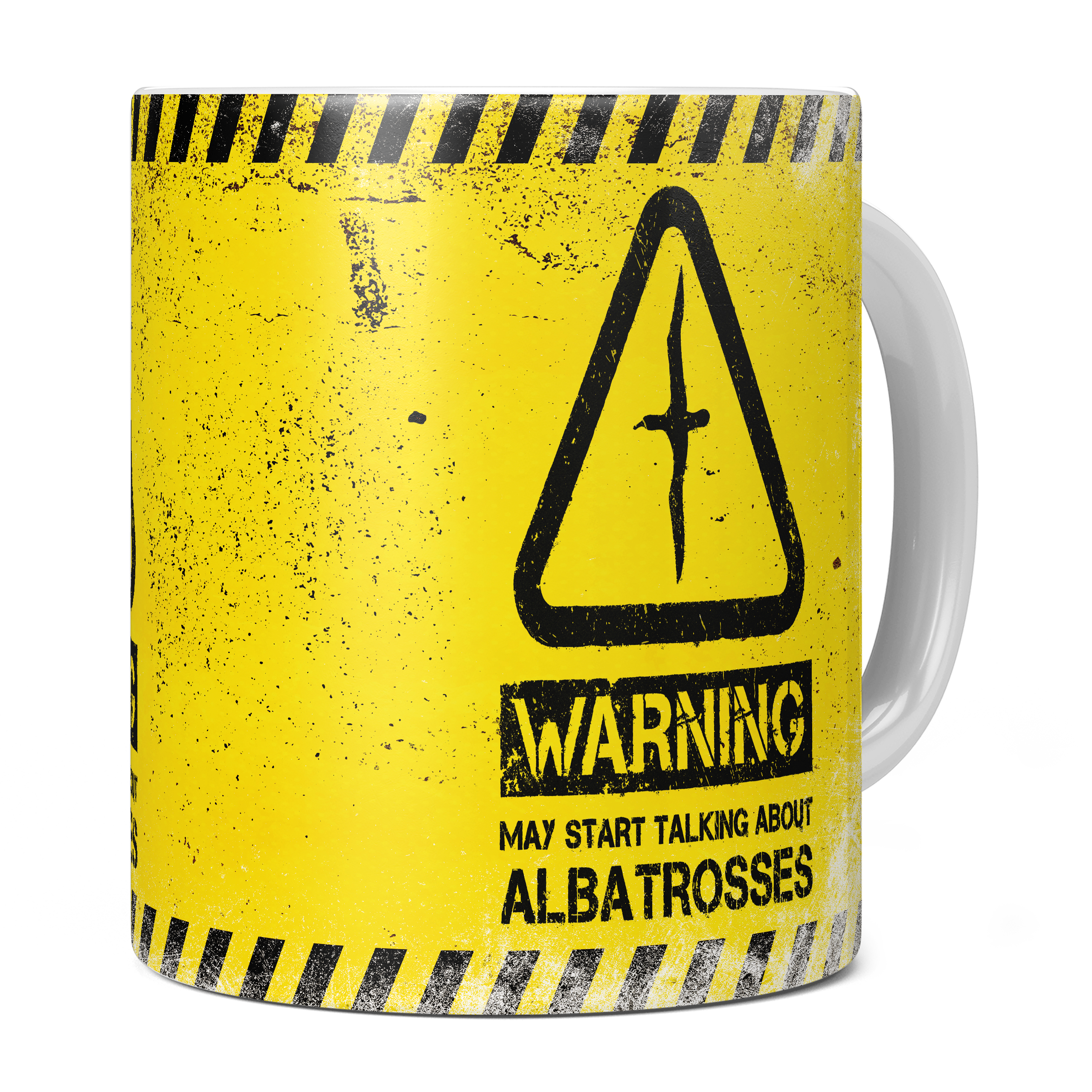 WARNING MAY START TALKING ABOUT ALBATROSSES 11oz NOVELTY MUG Mugs