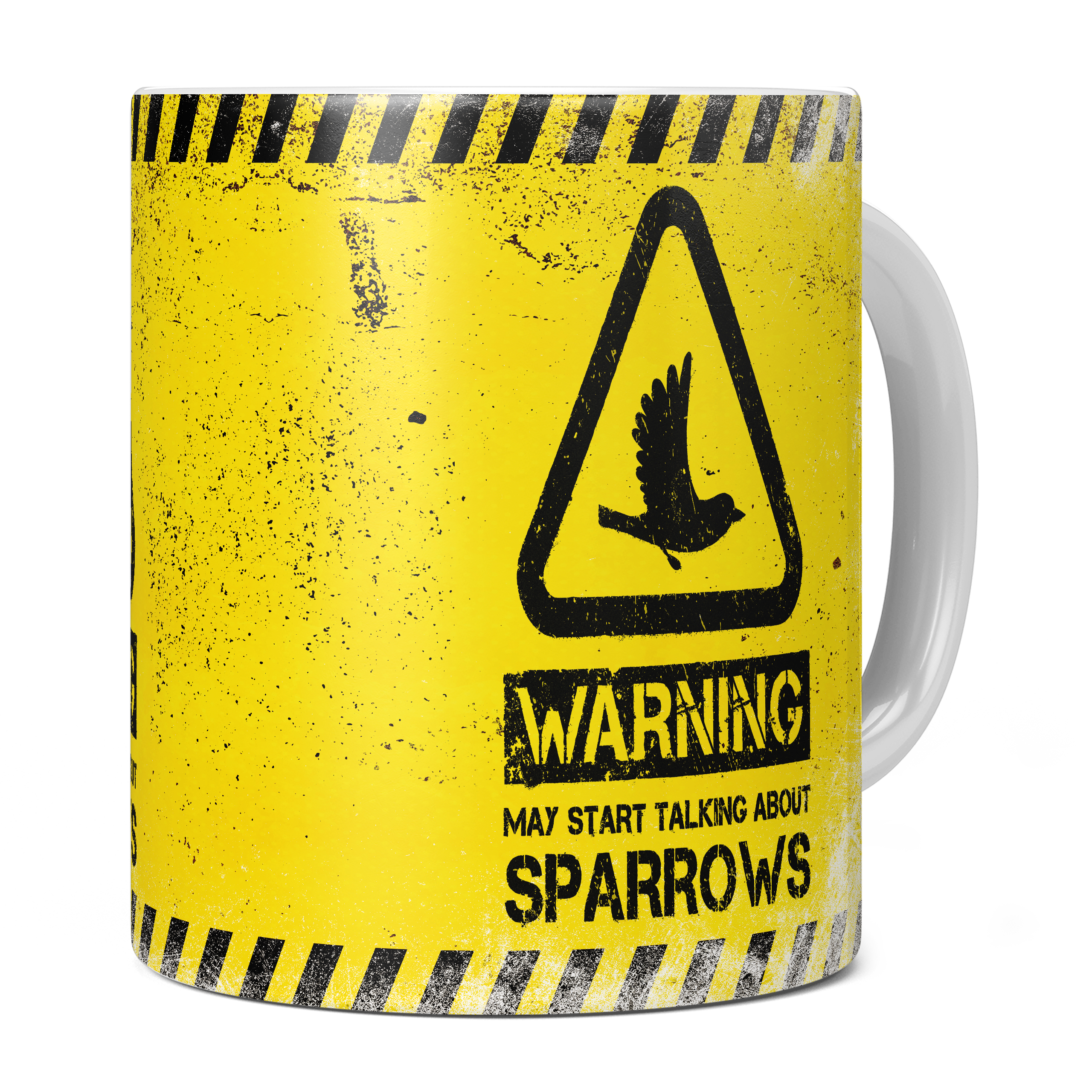 WARNING MAY START TALKING ABOUT SPARROWS 11oz NOVELTY MUG Mugs
