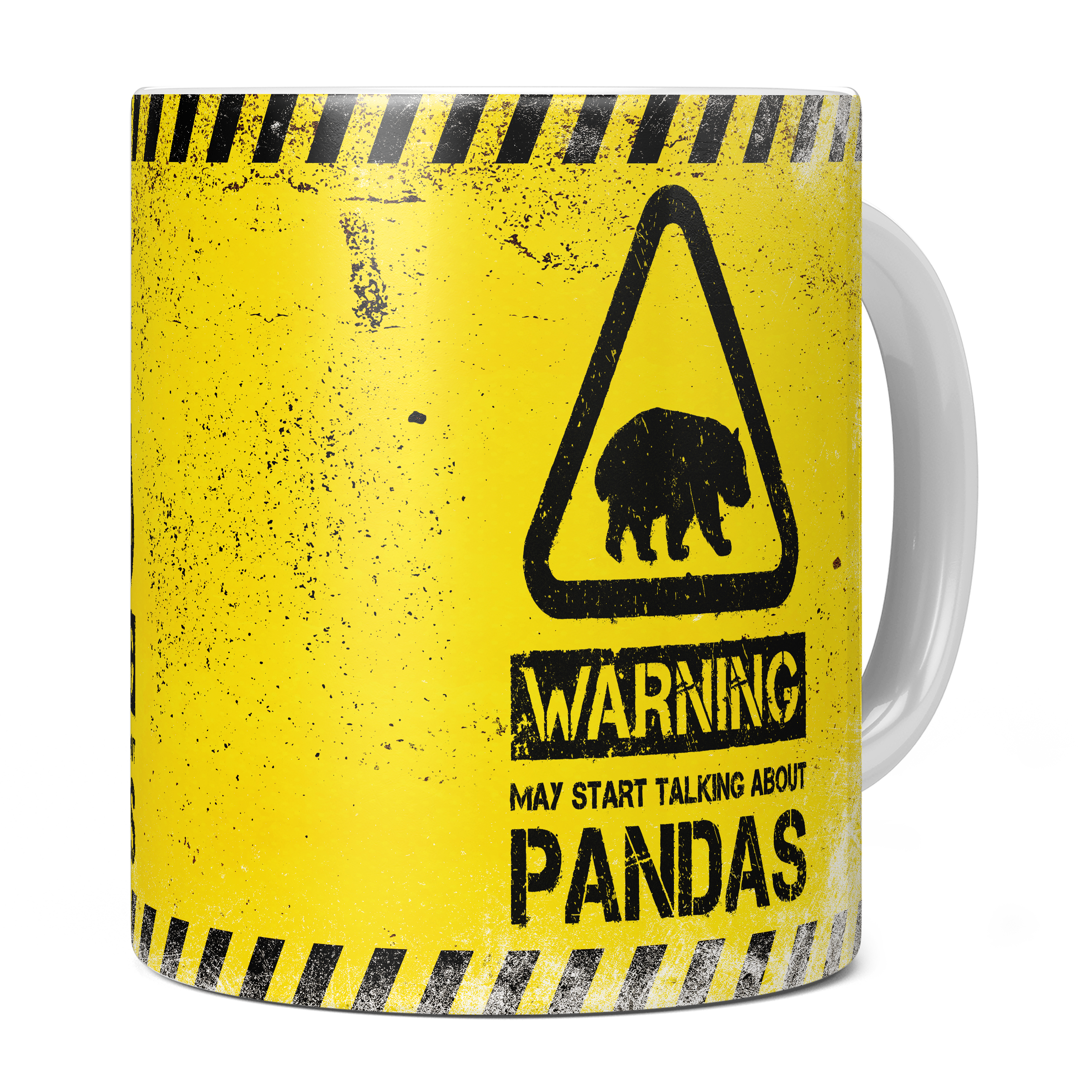 WARNING MAY START TALKING ABOUT PANDAS 11oz NOVELTY MUG Mugs