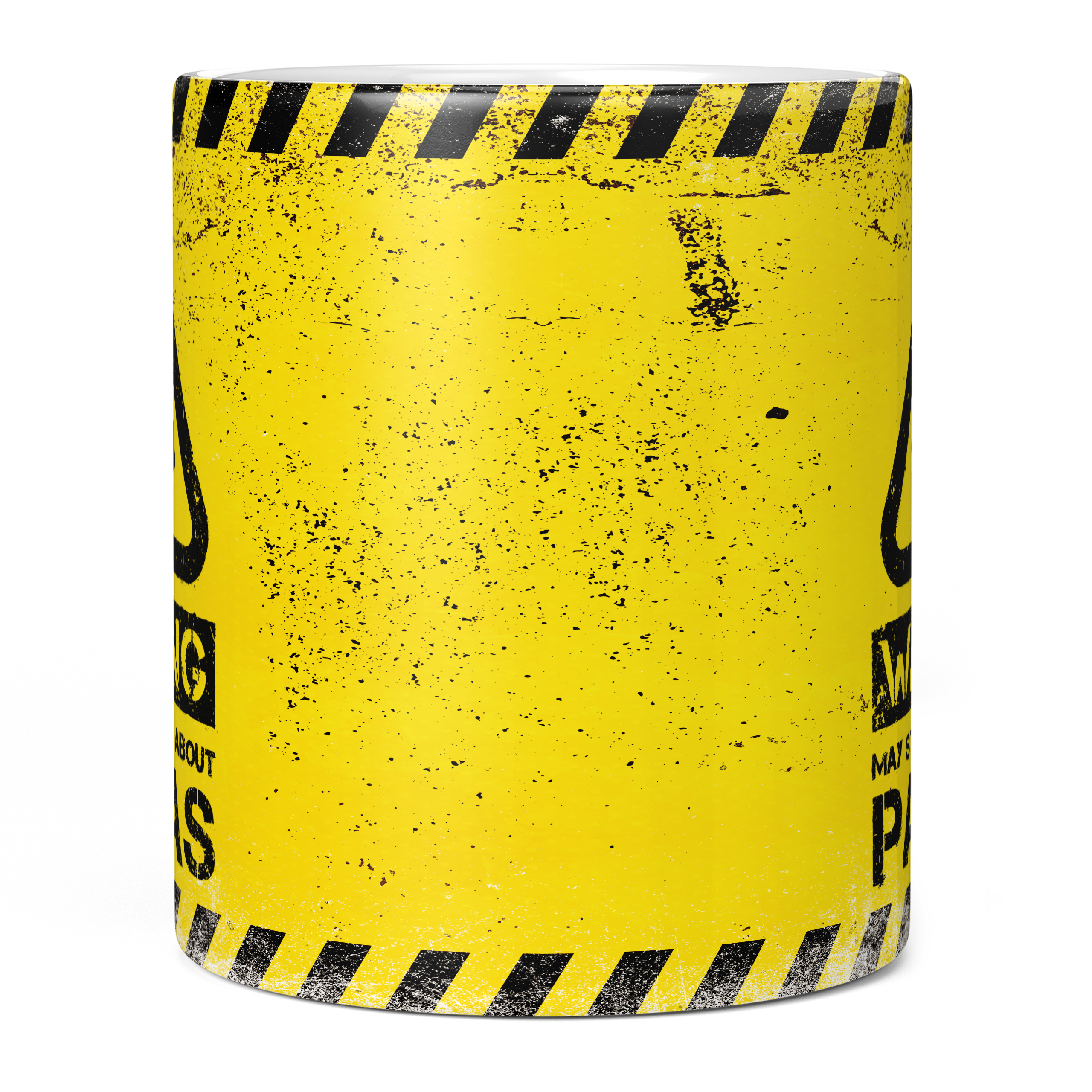 WARNING MAY START TALKING ABOUT PANDAS 11oz NOVELTY MUG Mugs