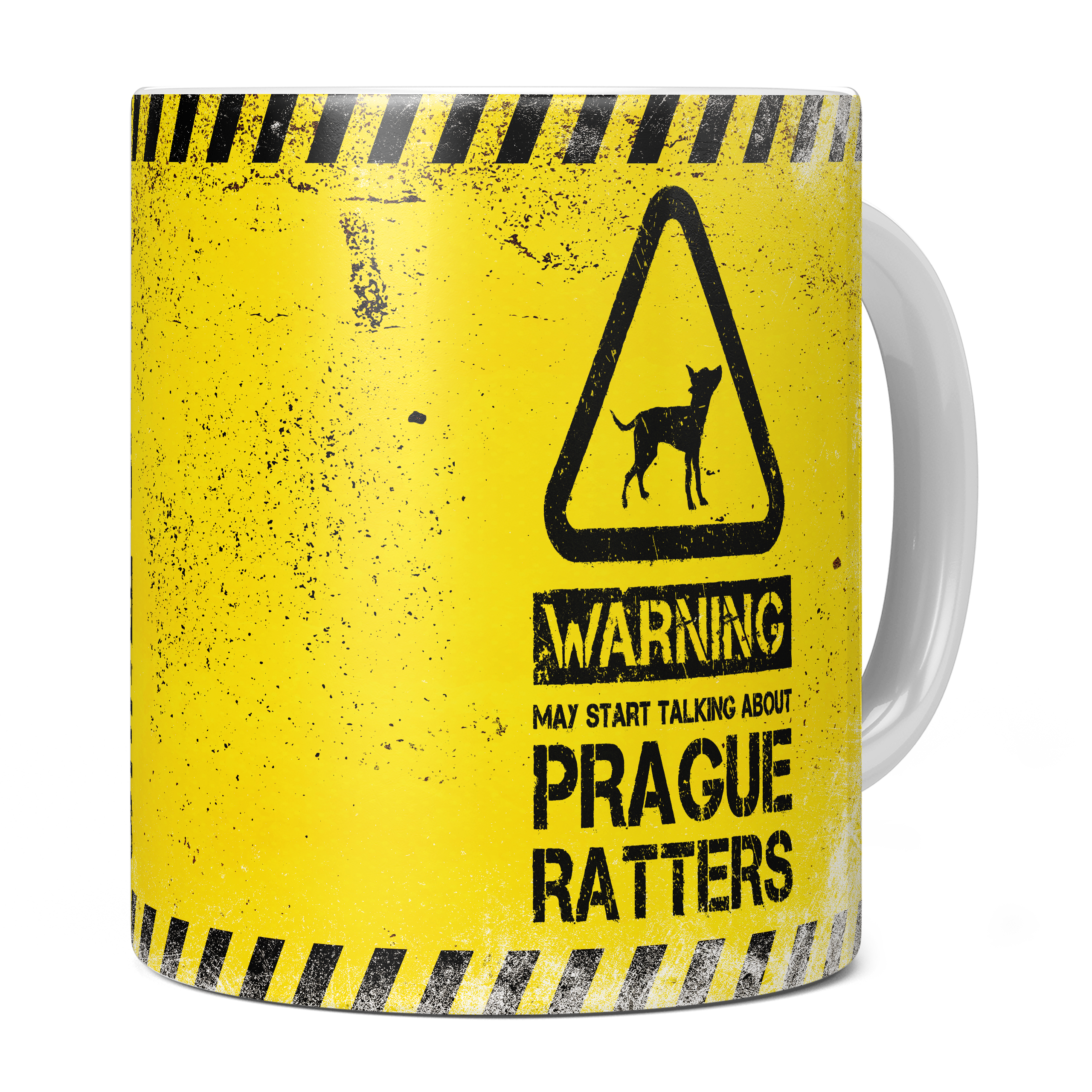 WARNING MAY START TALKING ABOUT PRAGUE RATTERS 11oz NOVELTY MUG Mugs