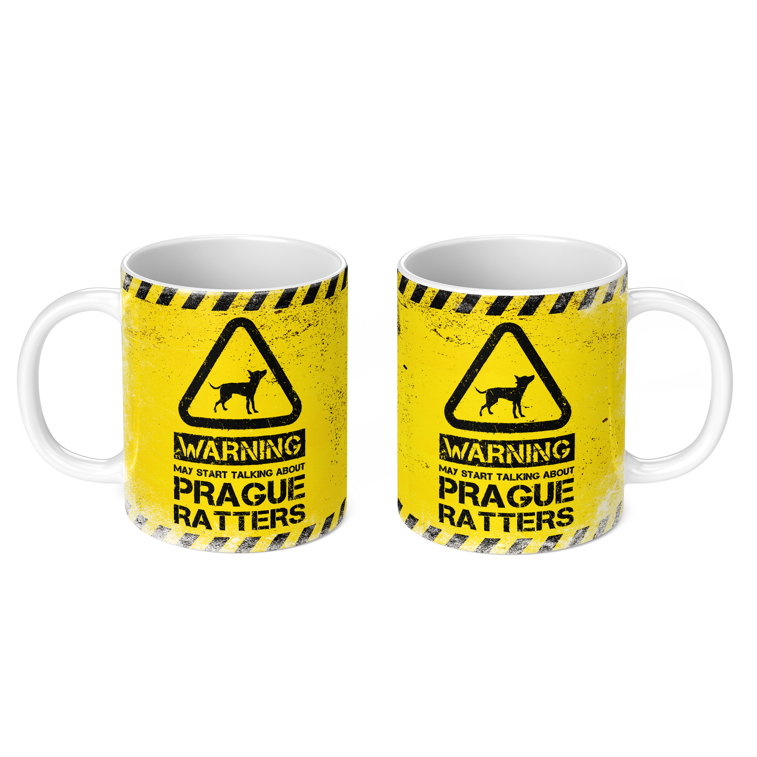 WARNING MAY START TALKING ABOUT PRAGUE RATTERS 11oz NOVELTY MUG Mugs