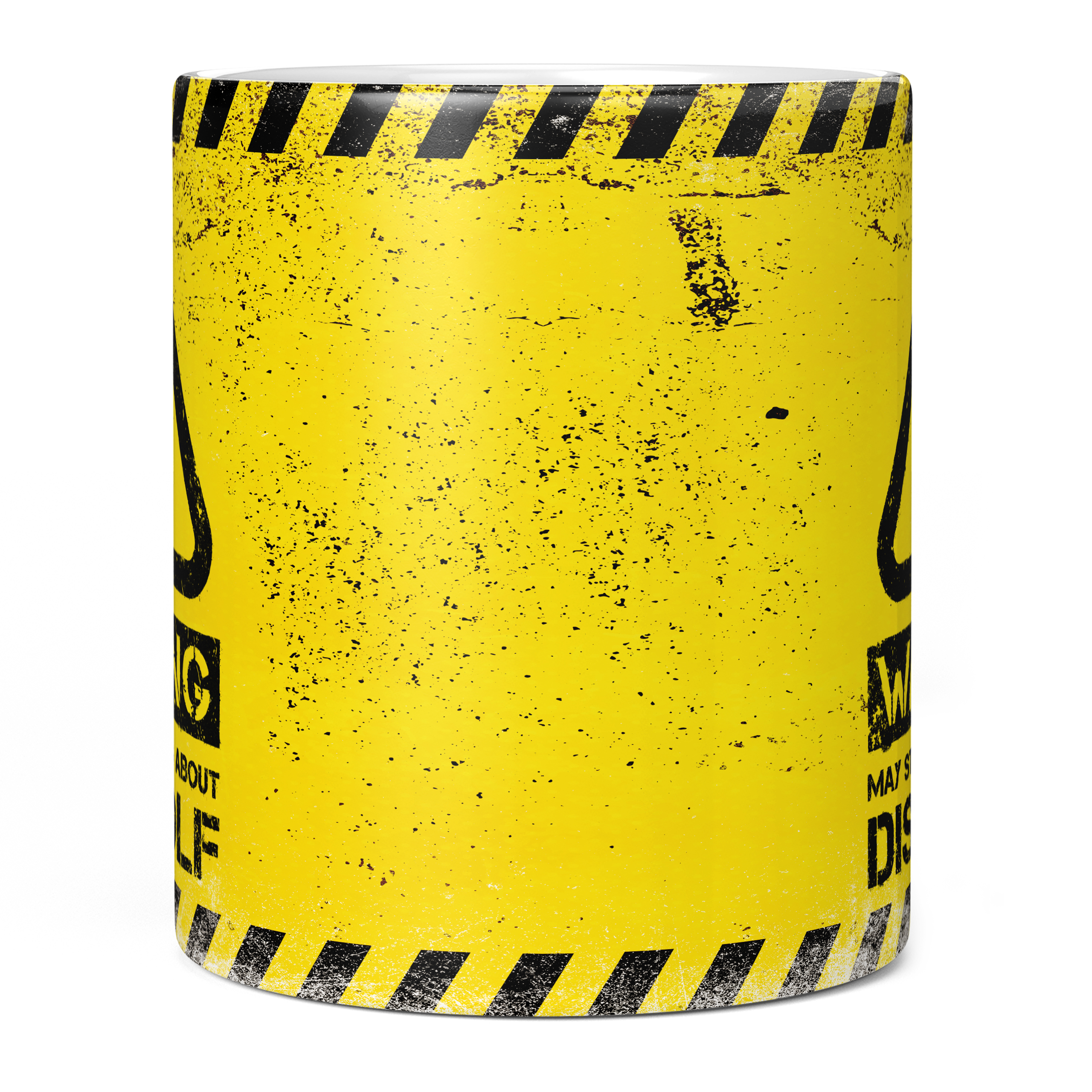 WARNING MAY START TALKING ABOUT DISC GOLF 11oz NOVELTY MUG Mugs