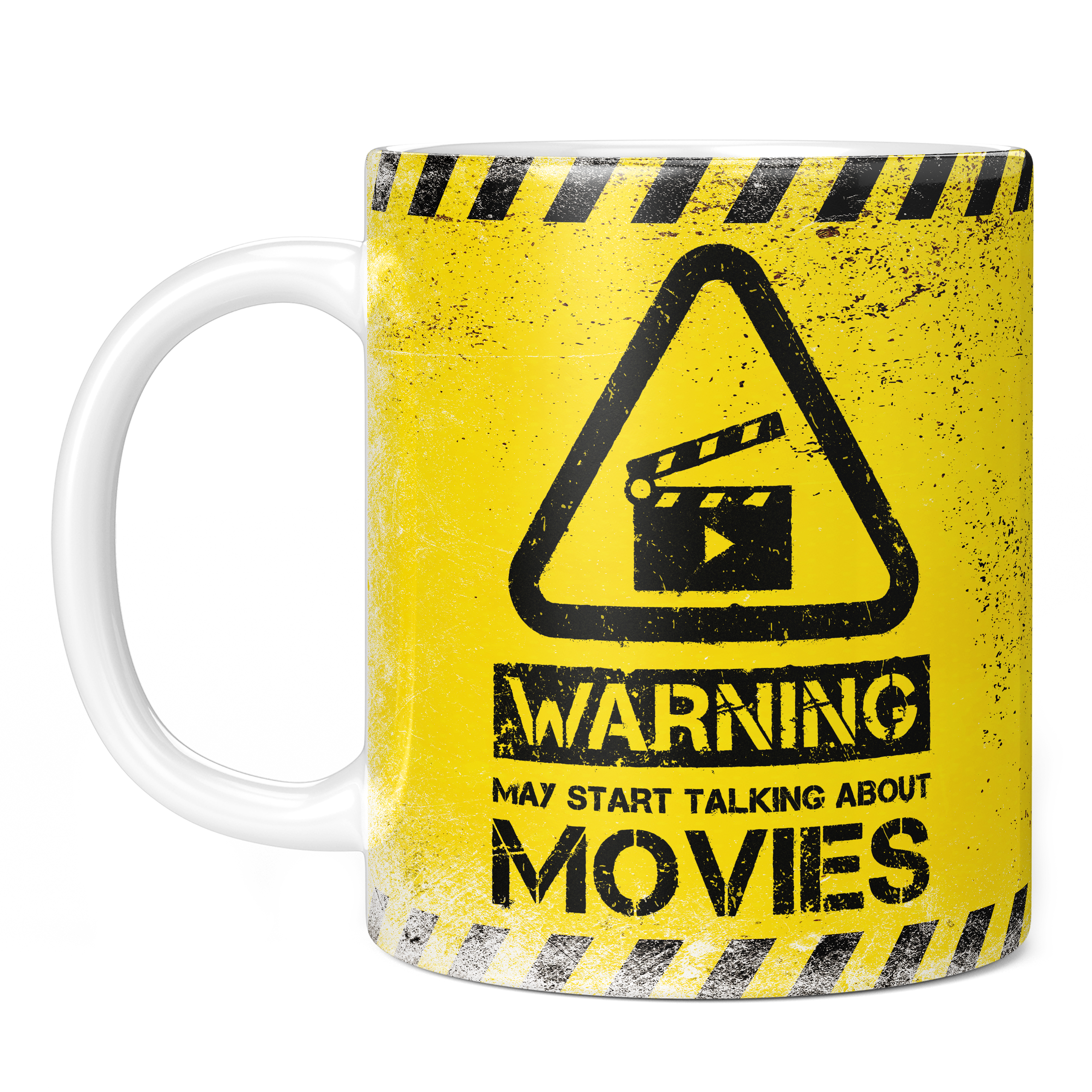WARNING MAY START TALKING ABOUT MOVIES 11oz NOVELTY MUG Mugs