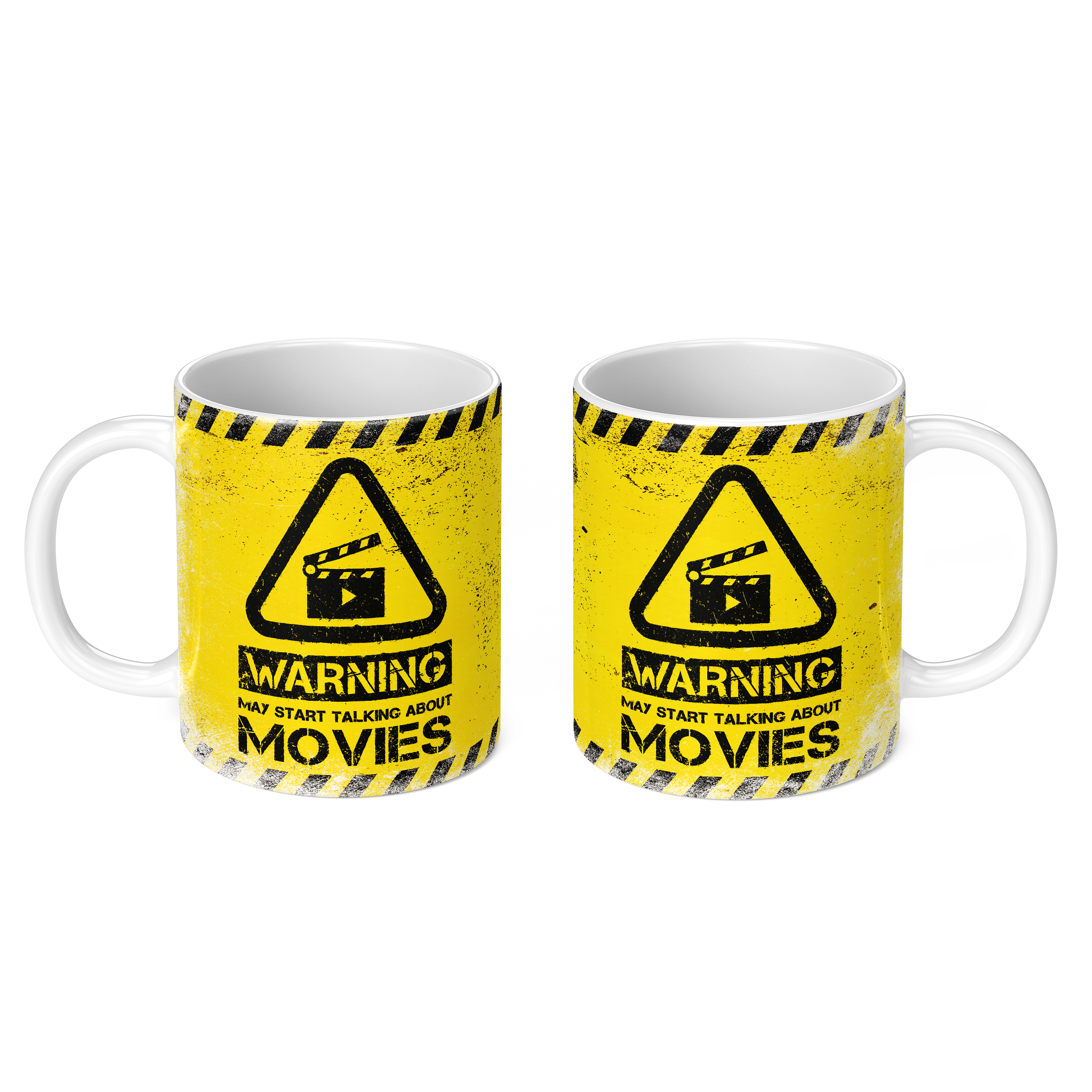 WARNING MAY START TALKING ABOUT MOVIES 11oz NOVELTY MUG Mugs