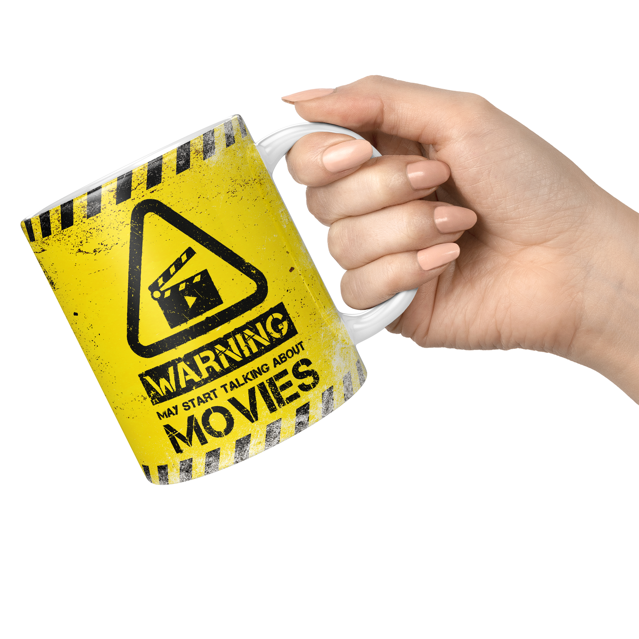 WARNING MAY START TALKING ABOUT MOVIES 11oz NOVELTY MUG Mugs