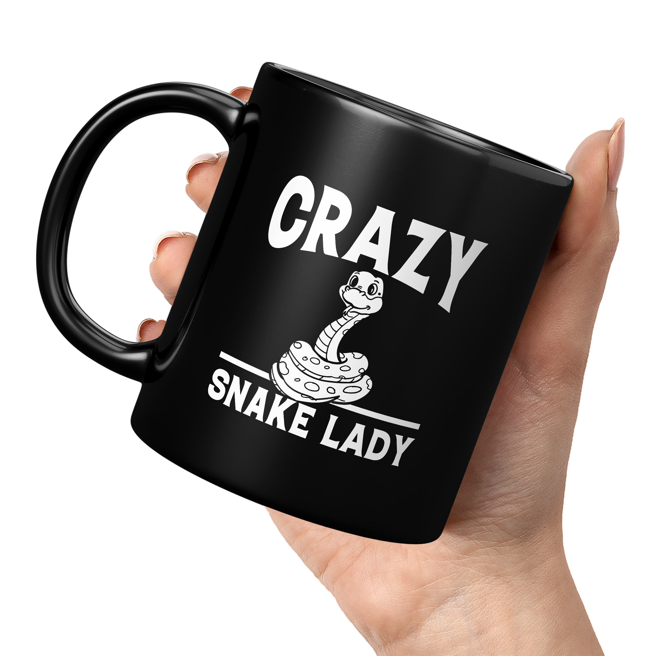 CRAZY SNAKE LADY 11oz NOVELTY MUG Mugs
