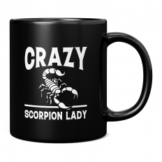 CRAZY SCORPION LADY 11OZ NOVELTY MUG