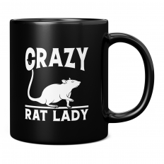 CRAZY RAT LADY 11OZ NOVELTY MUG